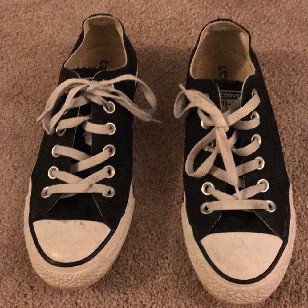 Low Black Converse